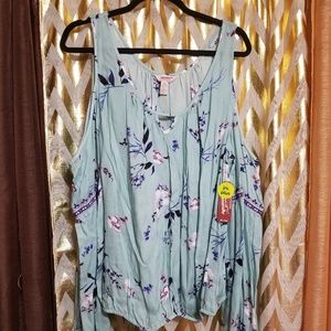 Cold shoulder blouse